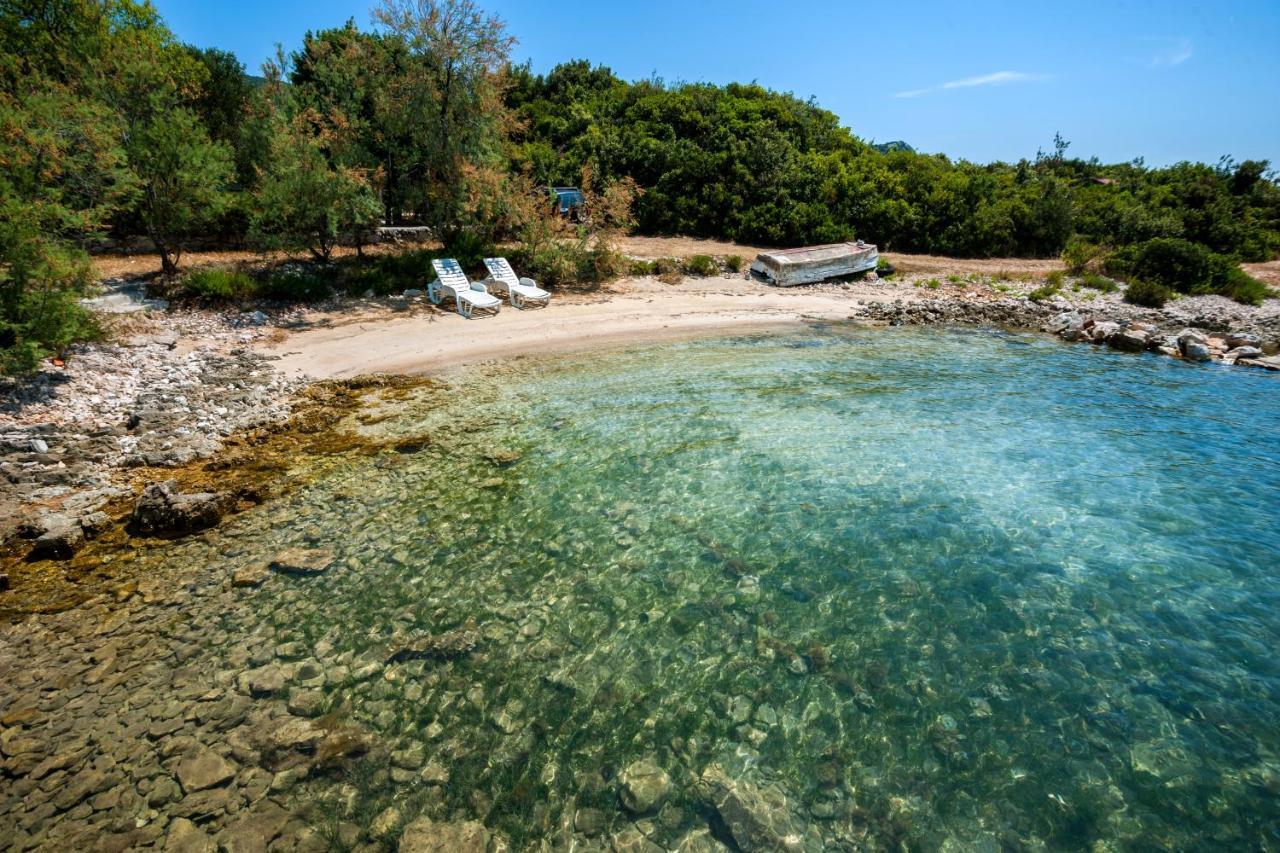 Secluded Fisherman'S Cottage Cove Zuborovica, Pasman - 321 Mrljane Exteriér fotografie